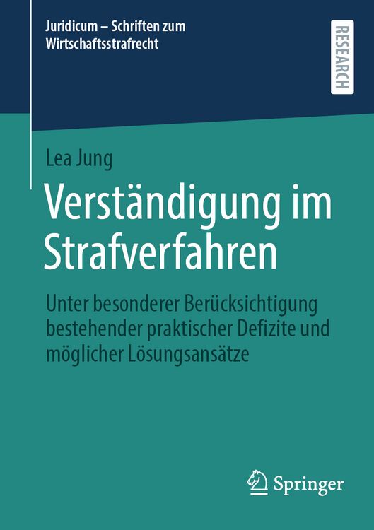 Produktbild: Verst&auml;ndigung im Strafverfahren