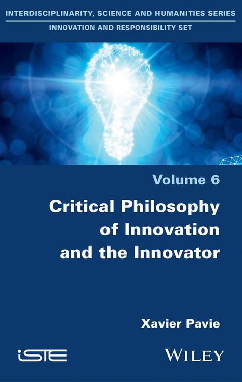 Produktbild: Critical Philosophy of Innovation and the Innovator