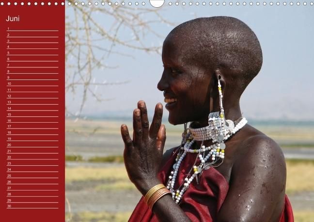 Produktbild: Faszination Afrika: Massai Geburtstagskalender (Wandkalender immerw&auml;hrend DIN A4 quer)