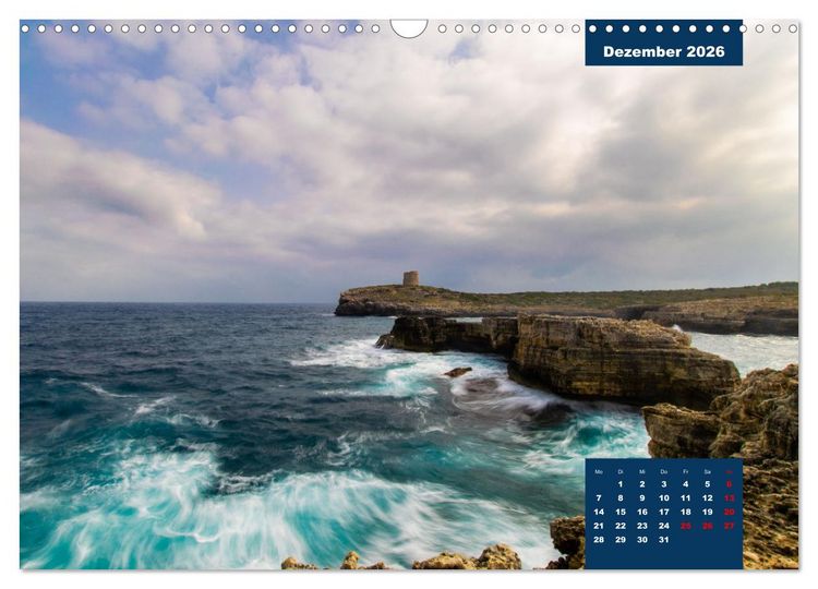 Produktbild: Menorca - die kleine Schwester von Mallorca (Wandkalender 2026 DIN A3 quer), CALVENDO Monatskalender