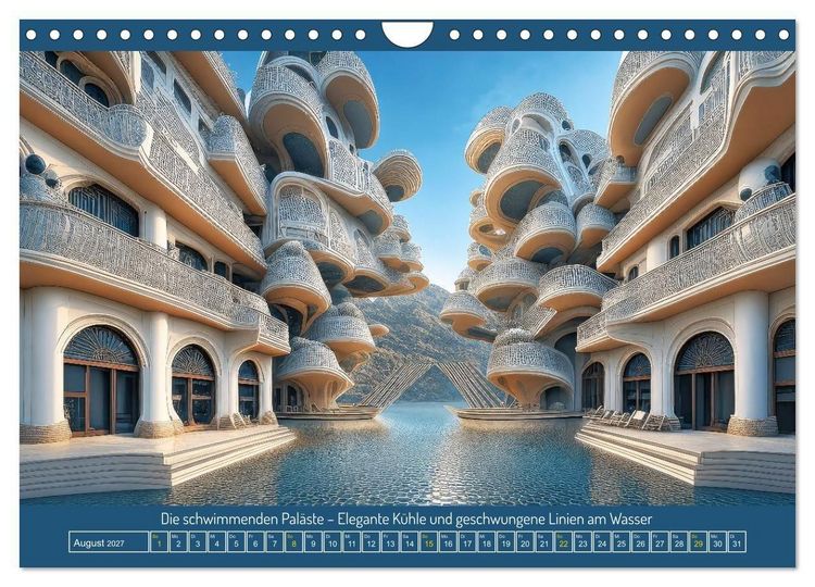 Produktbild: Metropolen der Fantasie (Wandkalender 2027 DIN A4 quer), CALVENDO Monatskalender
