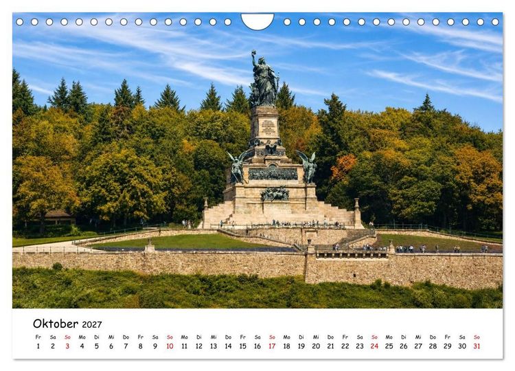 Produktbild: R&uuml;desheim im Licht der Jahreszeiten (Wandkalender 2027 DIN A4 quer), CALVENDO Monatskalender
