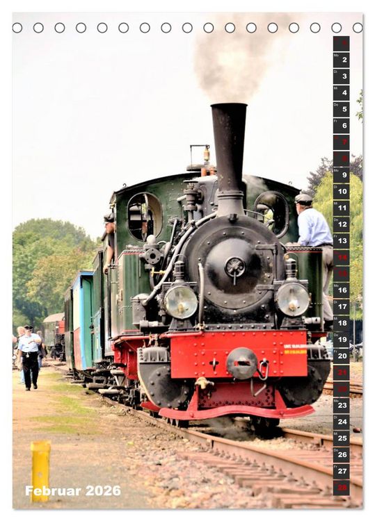 Produktbild: EISENBAHN - NOSTALGIE - 2026 (Tischkalender 2026 DIN A5 hoch), CALVENDO Monatskalender