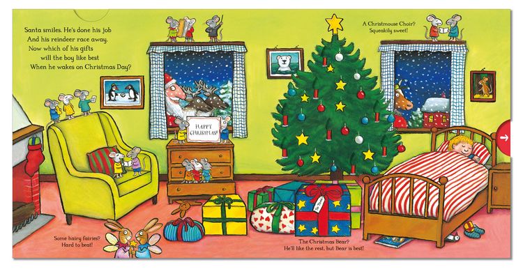 Produktbild: The Christmas Bear: A Push, Pull and Slide Book