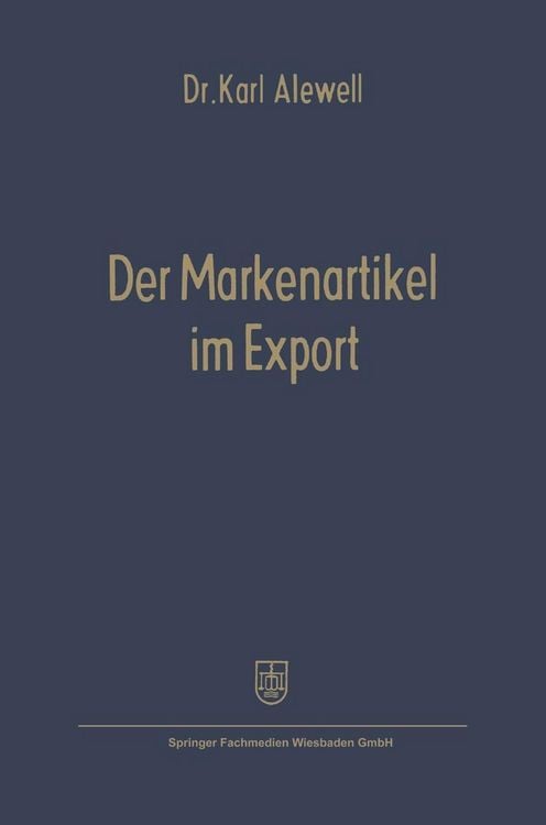 Produktbild: Der Markenartikel im Export