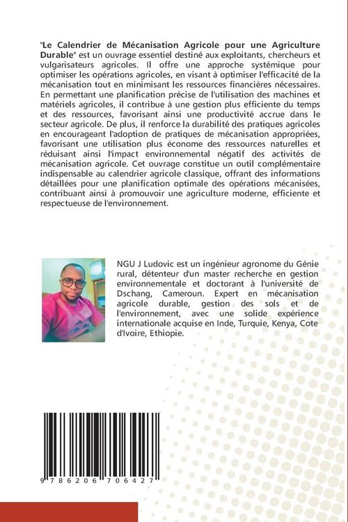 Produktbild: Calendrier de la M&eacute;canisation Agricole pour une Agriculture Durable