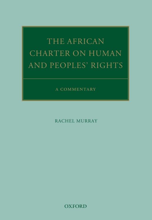 Produktbild: The African Charter on Human and Peoples' Rights