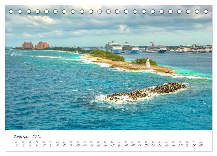 Produktbild: Nassau - Stadt mit karibischem Flair (Tischkalender 2026 DIN A5 quer), CALVENDO Monatskalender