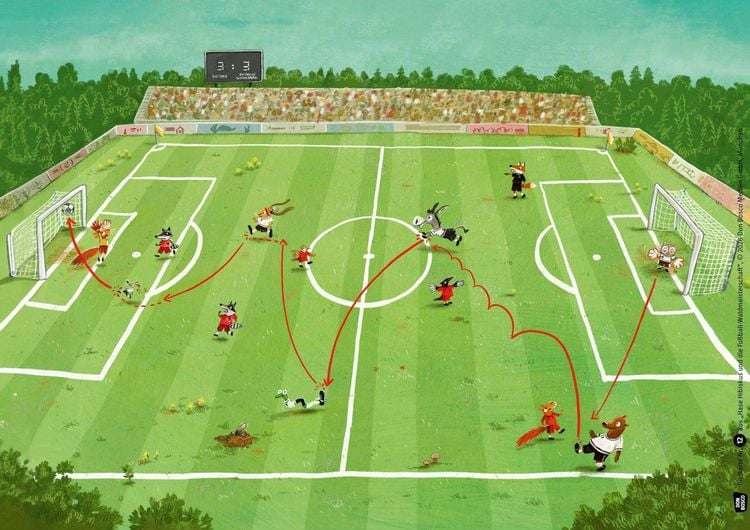 Produktbild: Hase Hibiskus und die Fu&szlig;ball-Waldmeisterschaft. Kamishibai Bildkartenset