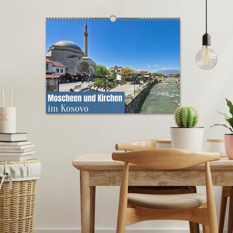 Produktbild: Moscheen und Kirchen im Kosovo (Wandkalender 2027 DIN A3 quer), CALVENDO Monatskalender