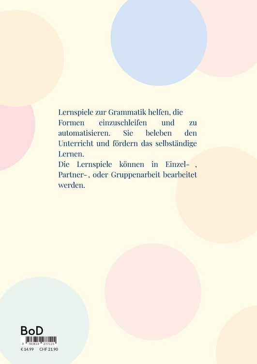 Produktbild: Grammatikspiele DaF bis B1