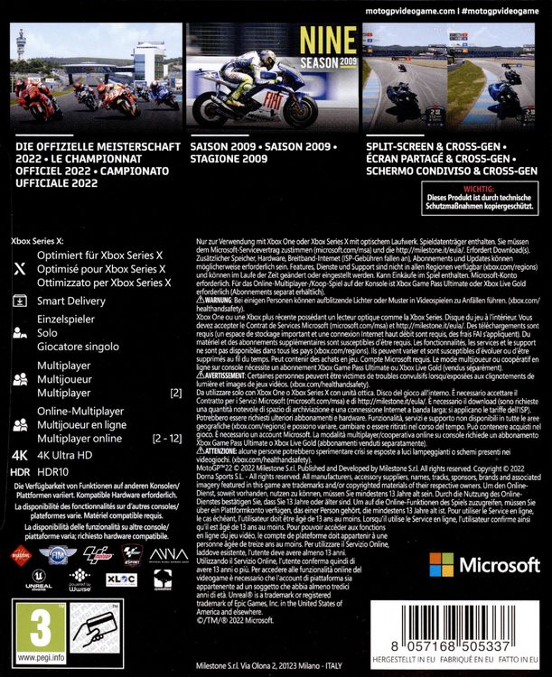 Produktbild: MotoGP 22 (Day One Edition)