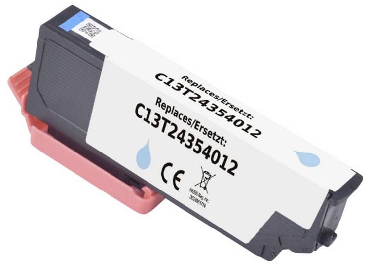 Produktbild: Renkforce Druckerpatrone ersetzt Epson T2435XL 24XL, C13T24354012 Kompatibel Photo Cyan RF-ET2435XLLC RF-6728562