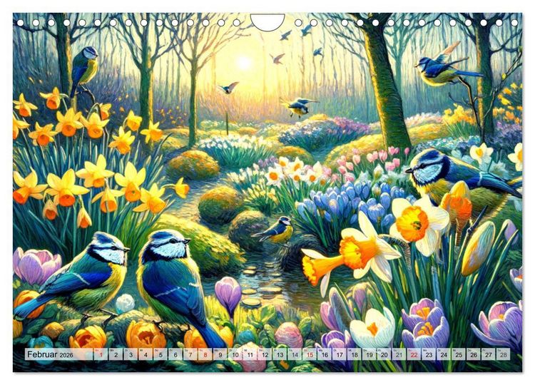 Produktbild: Eine Hommage an van Gogh (Wandkalender 2026 DIN A4 quer), CALVENDO Monatskalender