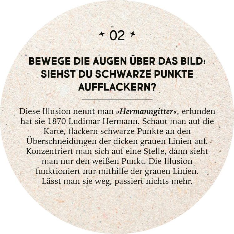 Adventskalender in der Dose. 24 optische Illusionen