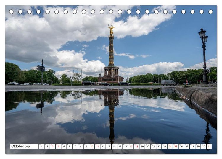 Produktbild: Faszination Berlin - Stadtansichten zwischen Himmel und Spree (Tischkalender 2026 DIN A5 quer), CALVENDO Monatskalender