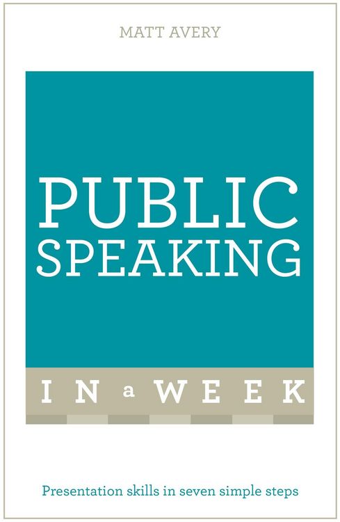 Produktbild: Public Speaking in a Week