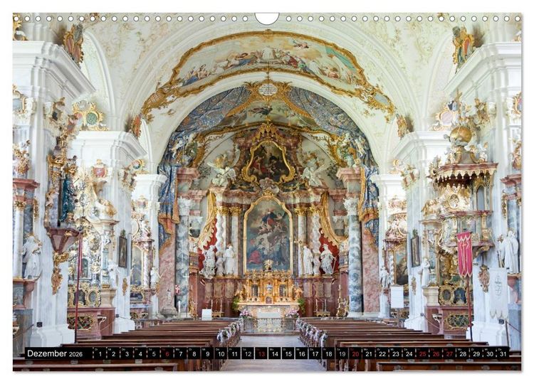 Produktbild: Gottesh&auml;user und Kathedralen (Wandkalender 2026 DIN A3 quer), CALVENDO Monatskalender