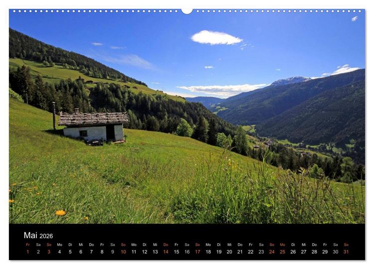 Produktbild: Das Ultental und seine Jahreszeiten (Wandkalender 2026 DIN A2 quer), CALVENDO Monatskalender