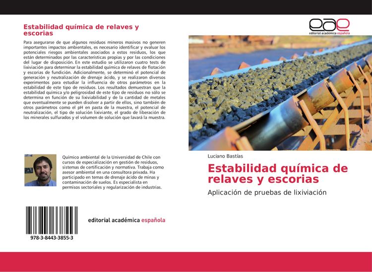 Produktbild: Estabilidad qu&iacute;mica de relaves y escorias