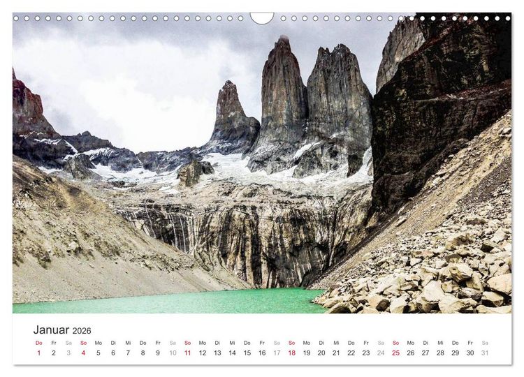 Produktbild: Chile - Land voller Kontraste (Wandkalender 2026 DIN A3 quer), CALVENDO Monatskalender