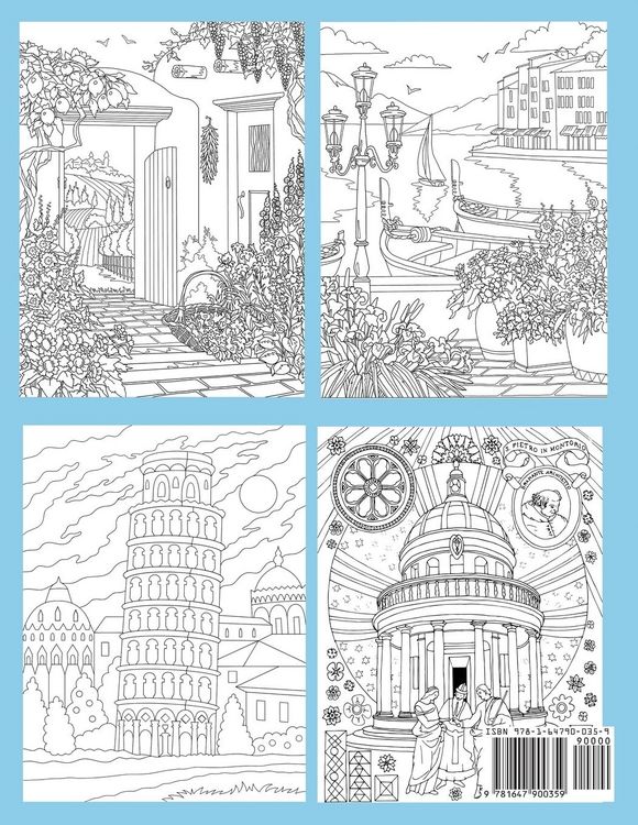 Produktbild: Enchanting Italy Coloring Book