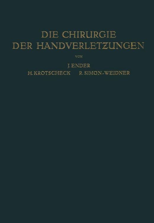 Produktbild: Die Chirurgie der Handverletzungen