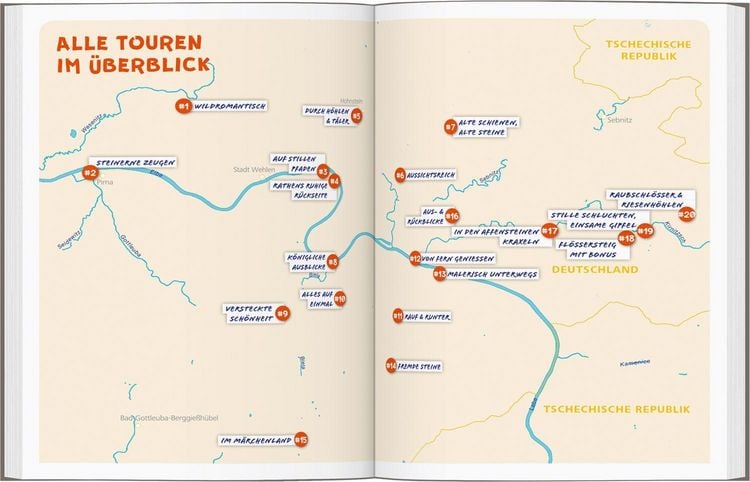 Produktbild: DUMONT Wanderzeit in der S&auml;chsischen Schweiz