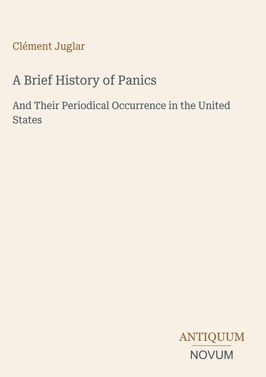 Produktbild: A Brief History of Panics