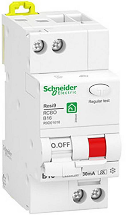 Produktbild: Schneider Electric R9D01616 FI-Schutzschalter/Leitungsschutzschalter 16A