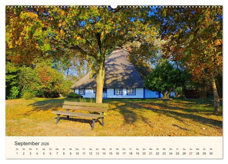 Produktbild: Ummanz - Naturparadies in der R&uuml;gener Boddenlandschaft (Wandkalender 2026 DIN A2 quer), CALVENDO Monatskalender