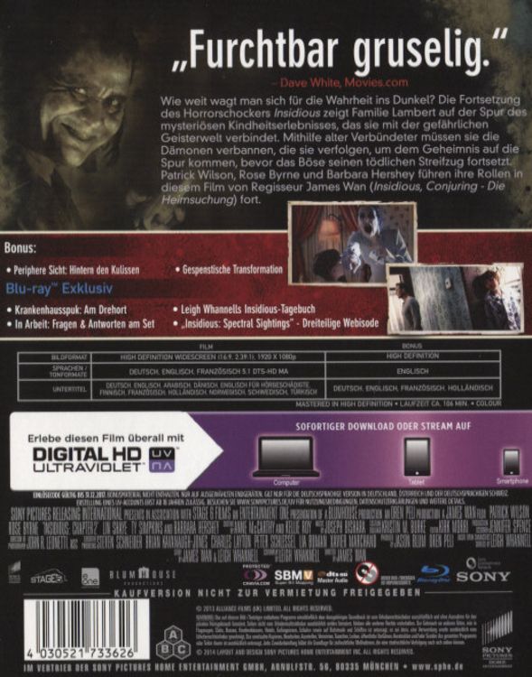 Produktbild: Insidious: Chapter 2