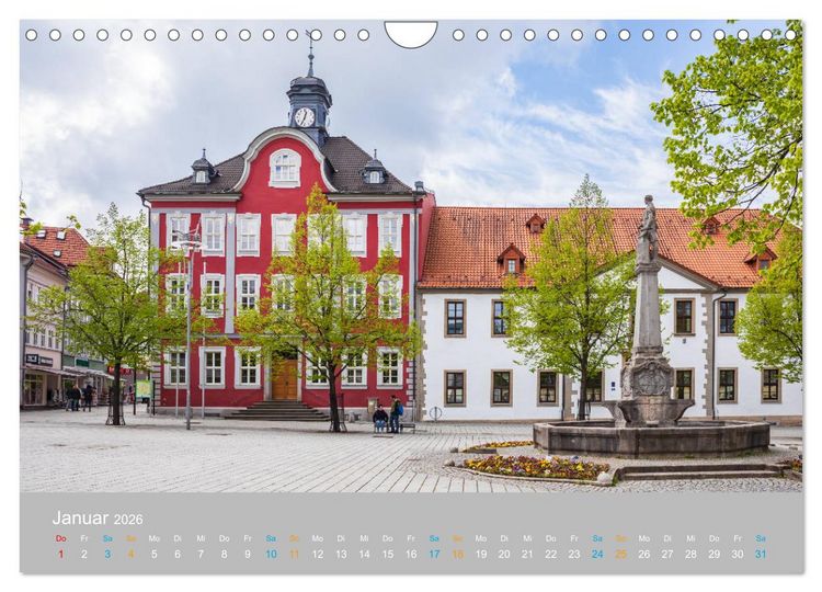 Produktbild: Suhl - die th&uuml;ringische Waffenmetropole (Wandkalender 2026 DIN A4 quer), CALVENDO Monatskalender