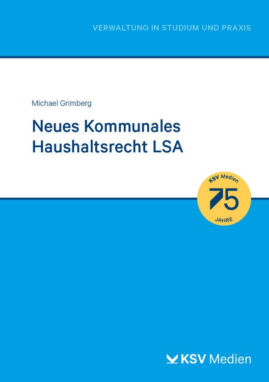 Produktbild: Neues Kommunales Haushaltsrecht LSA
