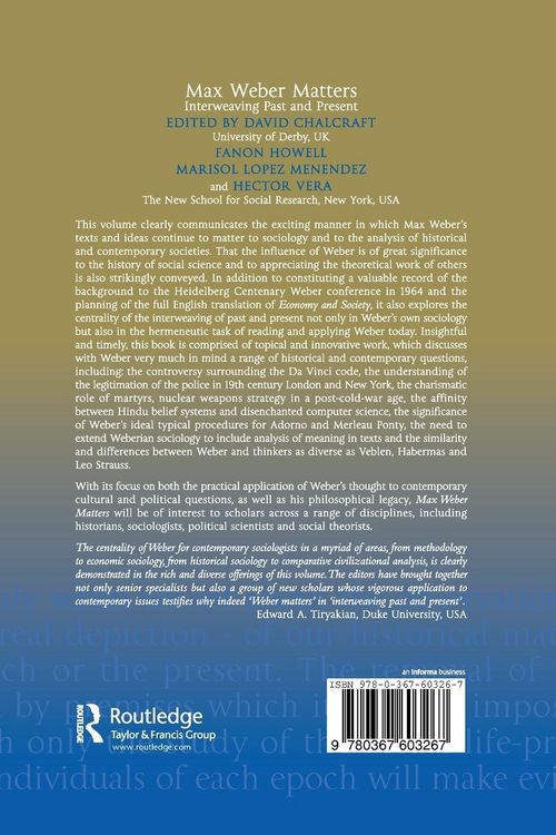 Produktbild: Max Weber Matters