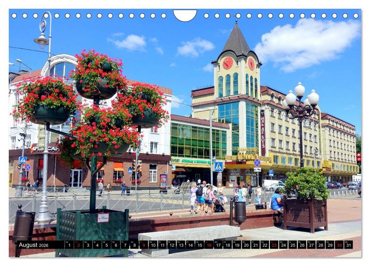 Produktbild: Kaliningrad - Das russische K&ouml;nigsberg (Wandkalender 2026 DIN A4 quer), CALVENDO Monatskalender