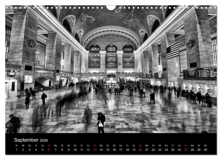 Produktbild: New York 2026 (Wandkalender 2026 DIN A3 quer), CALVENDO Monatskalender