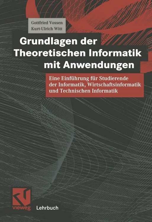 Produktbild: Grundlagen der Theoretischen Informatik mit Anwendungen