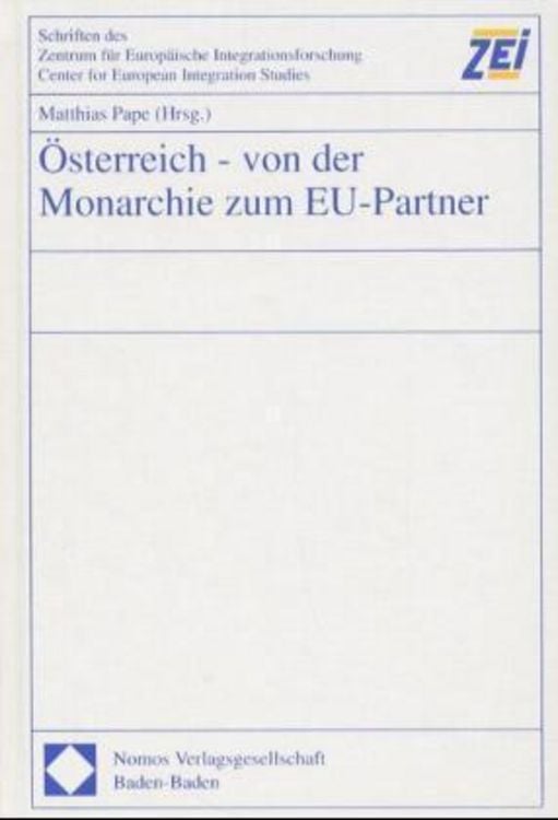 Produktbild: &Ouml;sterreich - von der Monarchie zum EU-Partner