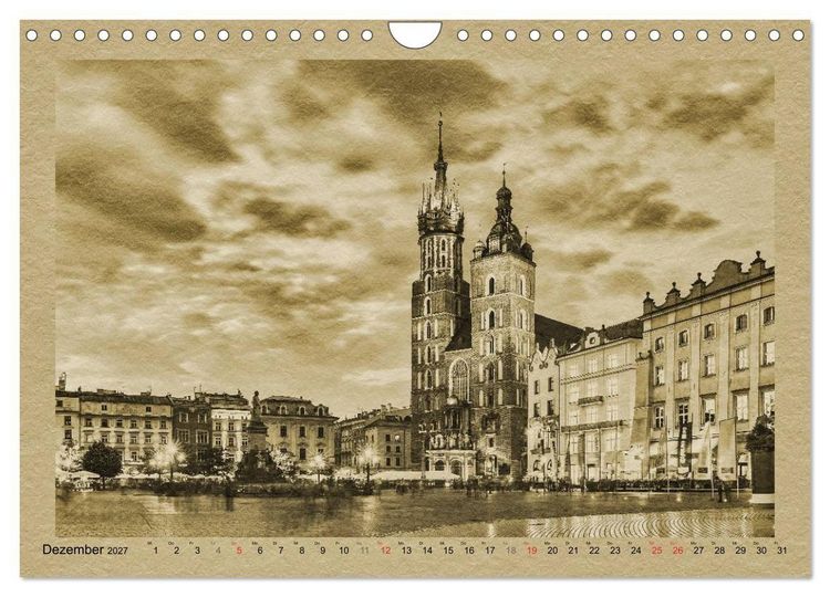 Produktbild: Polen &ndash; Ein Kalender im Zeitungsstil (Wandkalender 2027 DIN A4 quer), CALVENDO Monatskalender