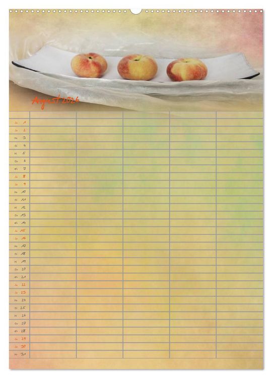 Produktbild: Familienplaner f&uuml;r die K&uuml;che. (hochwertiger Premium Wandkalender 2026 DIN A2 hoch), Kunstdruck in Hochglanz