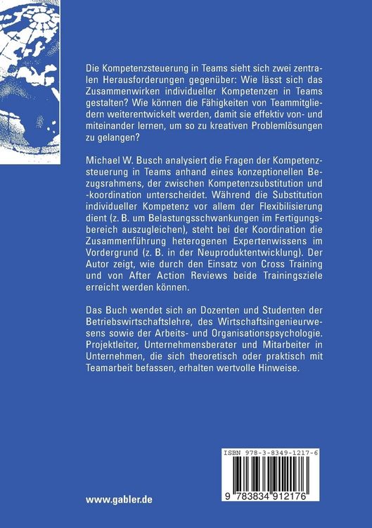 Produktbild: Kompetenzsteuerung in Arbeits- und Innovationsteams