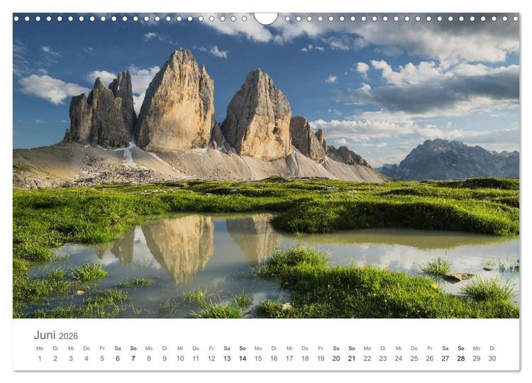 Produktbild: Die Sch&ouml;nheit der Alpen (Wandkalender 2026 DIN A3 quer), CALVENDO Monatskalender