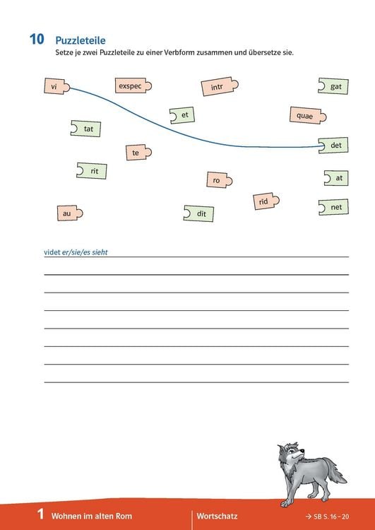Produktbild: Pontes 1 Gesamtband (ab 2020) - &Uuml;bungsblock zum Schulbuch 1. Lernjahr.  Lektion 1-11