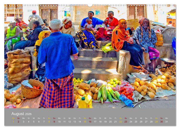 Produktbild: Lamu - Geheimtipp in Kenia (Wandkalender 2026 DIN A2 quer), CALVENDO Monatskalender