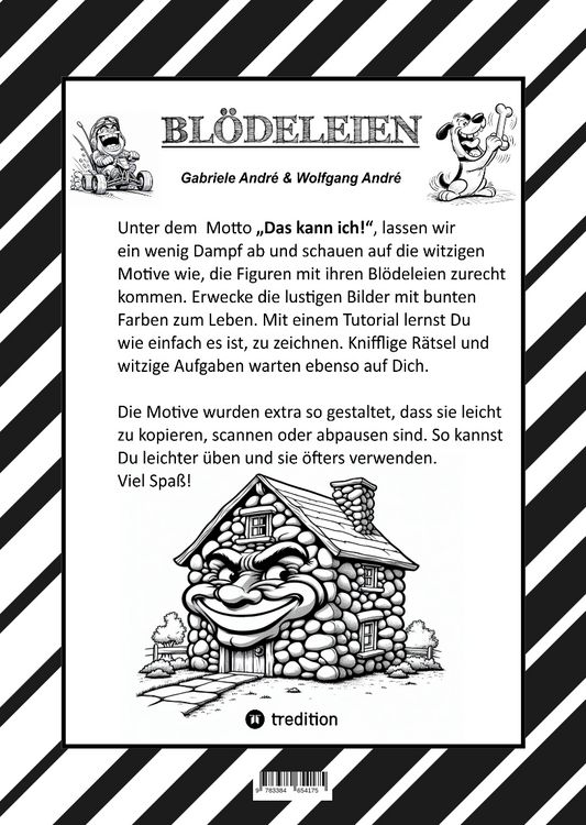 Produktbild: Craftbook - Lustige Ausmalmotive - Tutorial - Knifflige R&auml;tsel - Aufgaben - Story Telling - Wissenswertes &uuml;ber Schabernack - Vorlagen