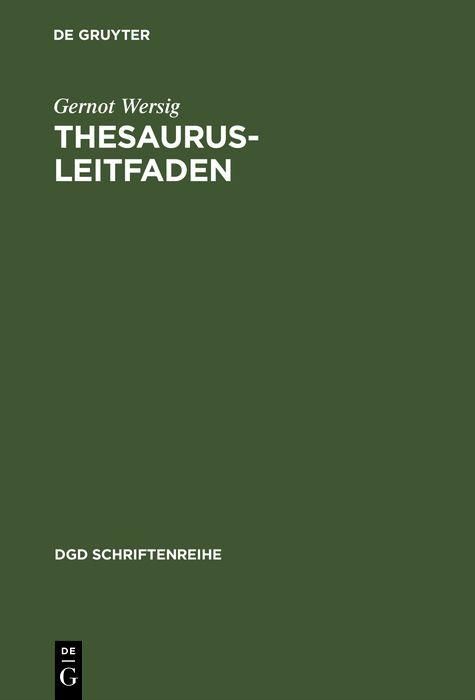 Produktbild: Thesaurus-Leitfaden