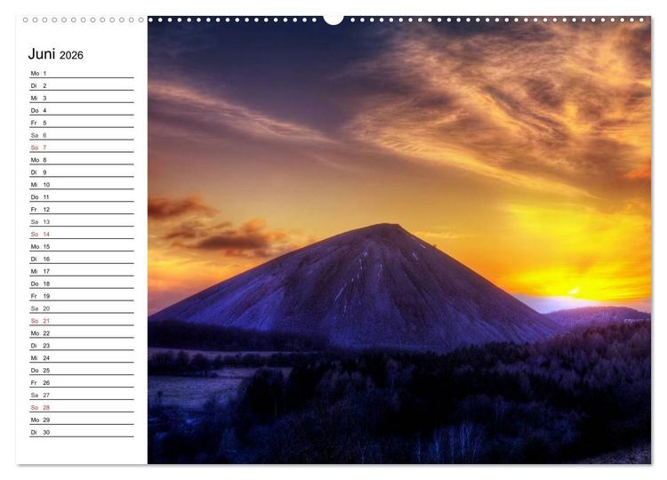 Produktbild: Schachtanlagen in Mansfeld S&uuml;dharz (Wandkalender 2026 DIN A2 quer), CALVENDO Monatskalender