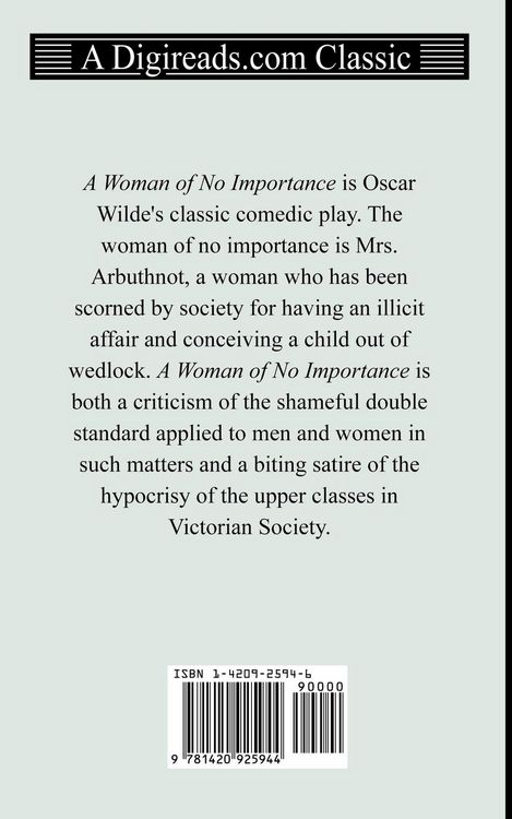 Produktbild: A Woman of No Importance