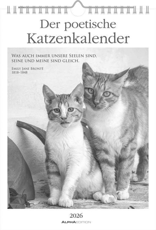 Bild vom Artikel Der poetische Katzenkalender im Format 21 x 29,7 vom Autor Alpha Edition